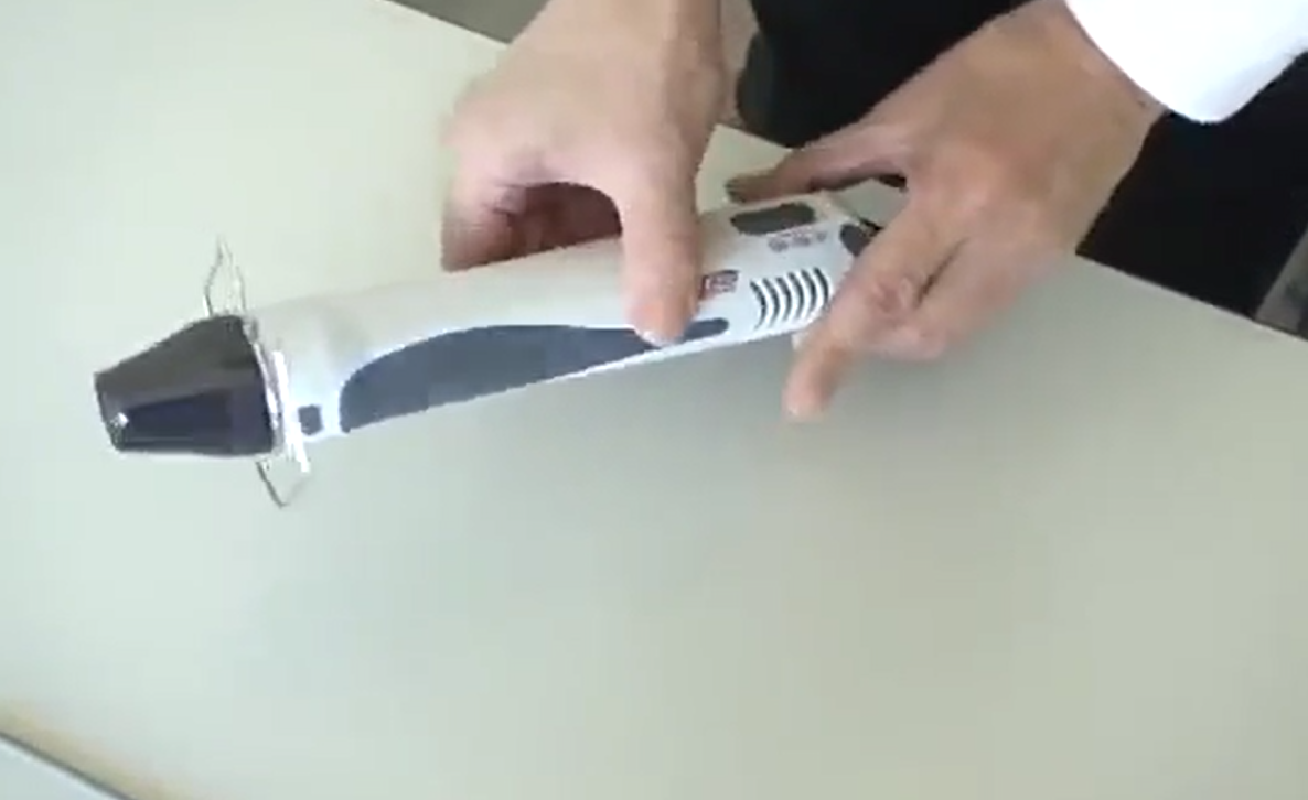 正しい使い方：プラジェット PJ-M10（熱収縮チューブの収縮）